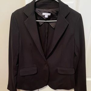 Soft black blazer